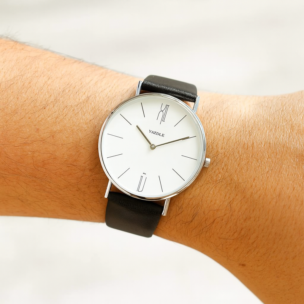 Relógio Yazole Modern White