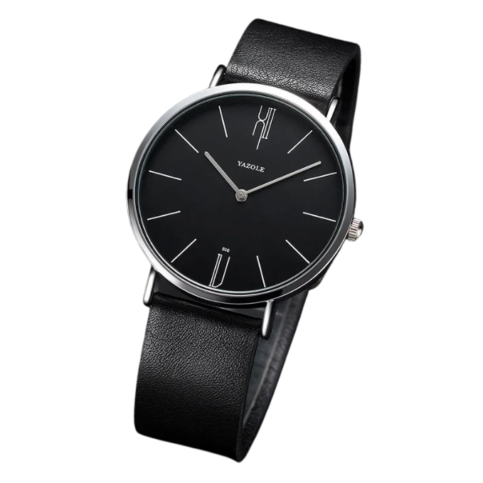Relógio Yazole Modern Black