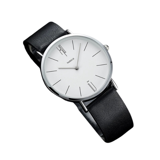 Relógio Yazole Modern White