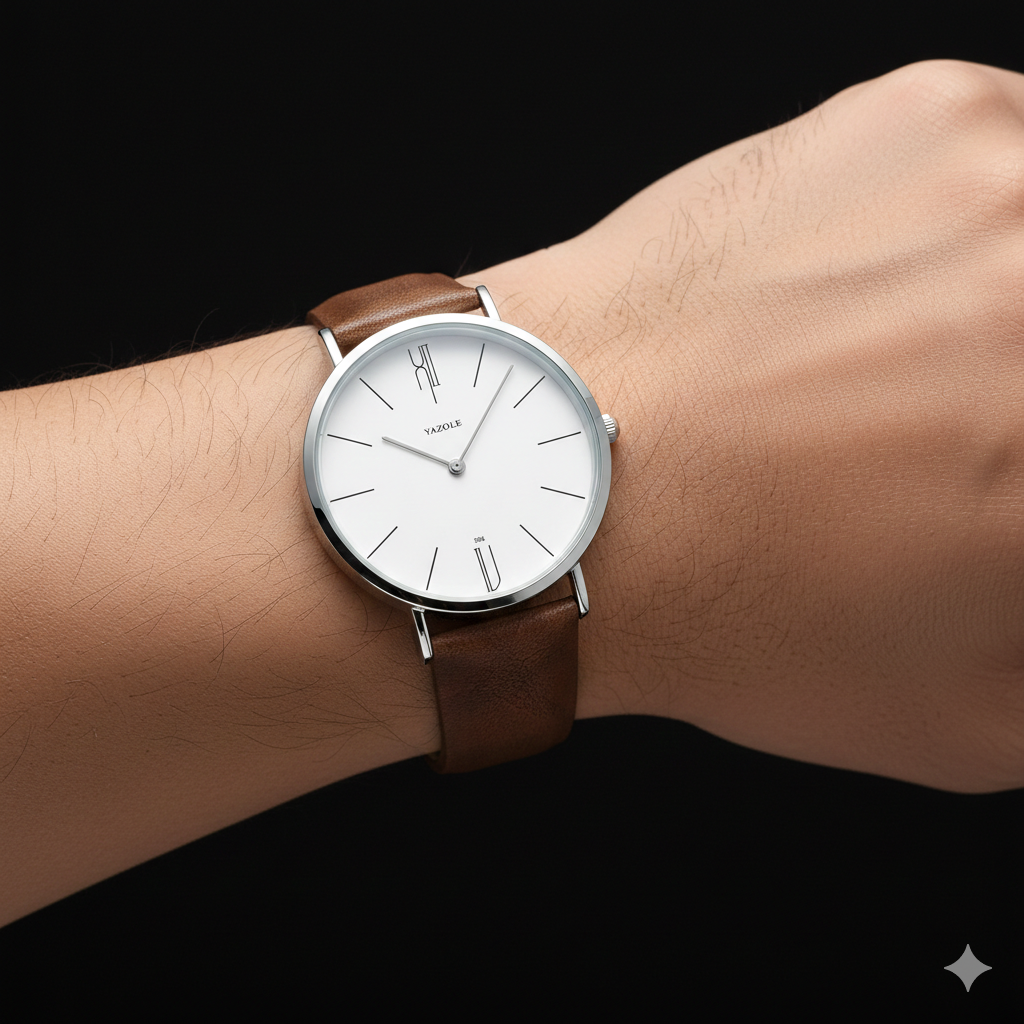 Relógio Yazole Classic White