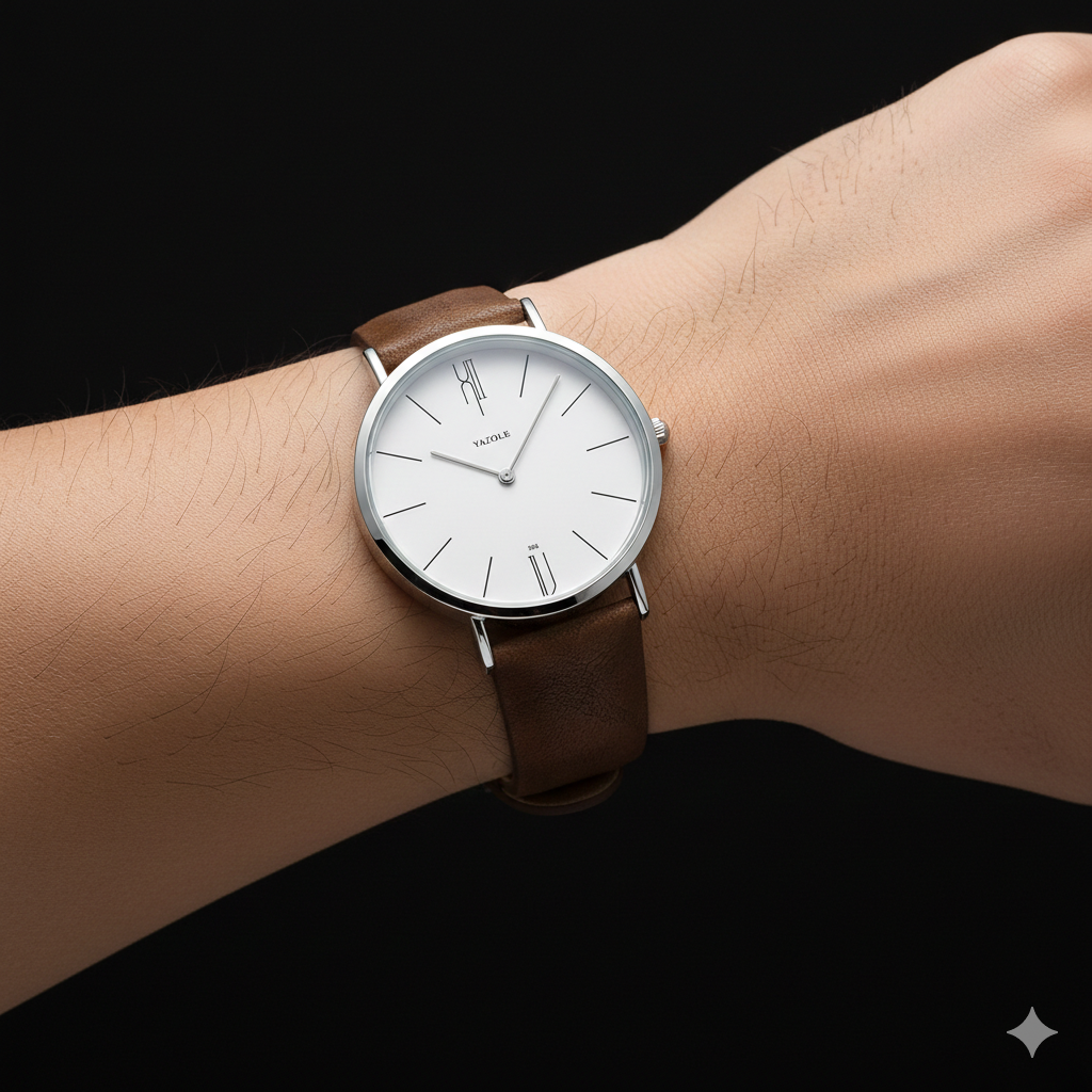 Relógio Yazole Classic White