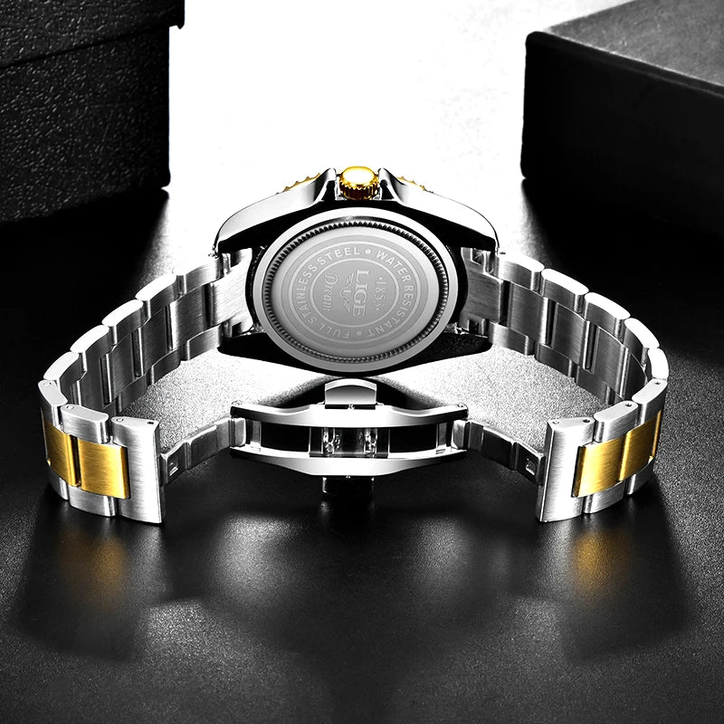 Relógio Lige Golden Black